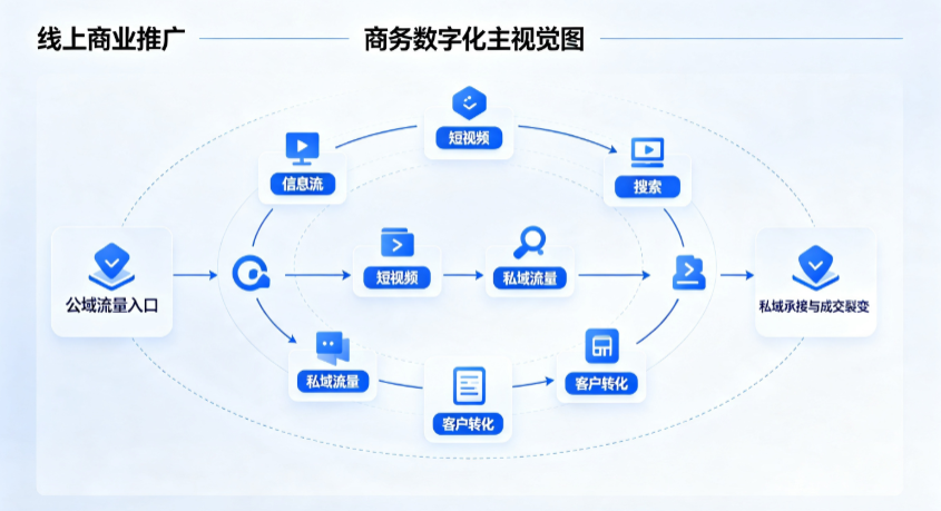 泽库县线上商业推广怎么做？全域流量闭环搭建与低成本转化实战指南
